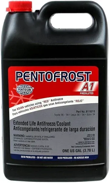 Pentosin 8115213 Pentofrost A1 Prediluted Engine Coolant