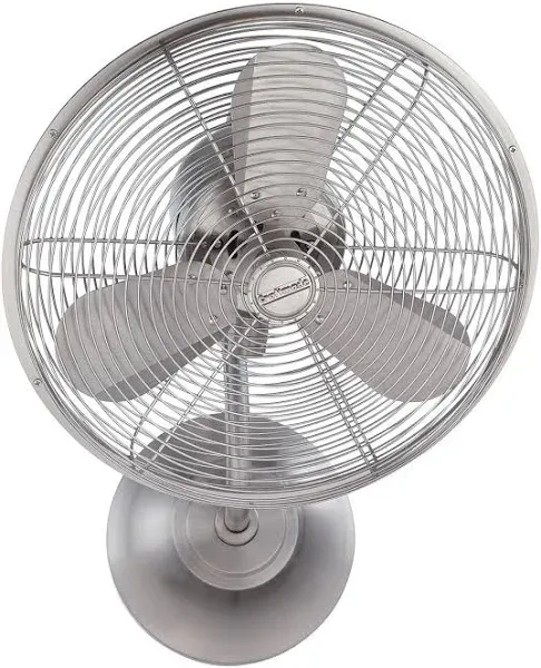 Bellows I - Hard-Wired Wall Fan in Outdoor Style - 16 inches wide by 21 inches high