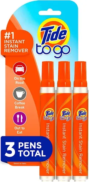 Tide To Go Instannt Stain Remover Pens - 3 Ct. - 3 CT