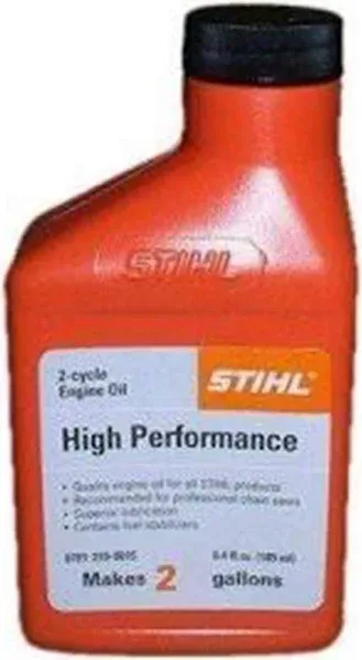 6-  STIHL  5.2 Ounce High Performance 2 gal mix 2 Cycle Oil  OEM