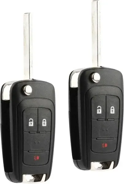 Car Key Fob Keyless Entry Remote Flip fits 2010-2017 Chevy Equinox, Sonic,... 