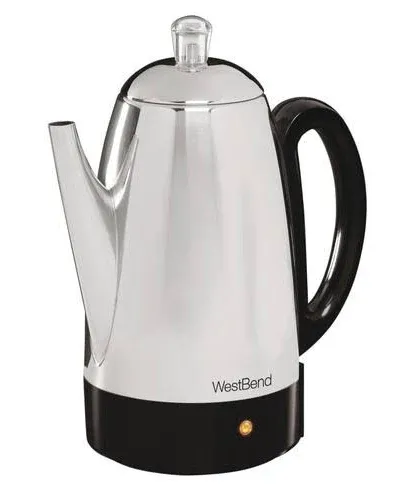 West Bend 54159 12-Cup Stainless Steel Percolator