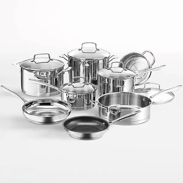 Cuisinart Cuisinart Classic 13pc Stainless Steel Cookware Set Light