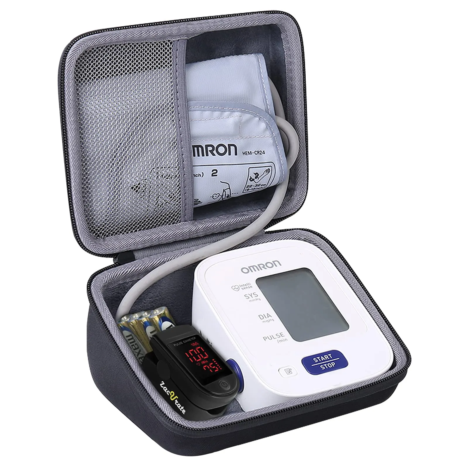 Co2crea Hard Travel Case for Omron 3 Series Upper Arm Blood Pressure Monitor