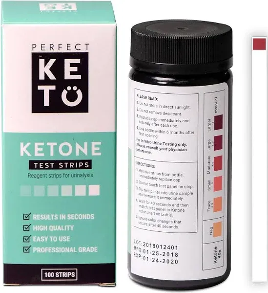 Perfect Keto Ketone Testing Strips