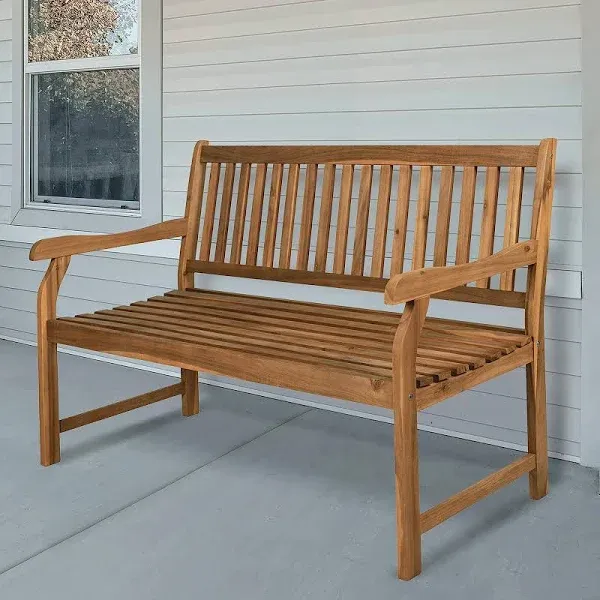 Jonathan Y Laurel Outdoor Garden Patio Bench