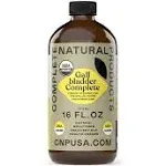 Complete Natural Products Gallbladder Complete - 16oz Glass Bottle, Gallbladder Cleanse Supplement