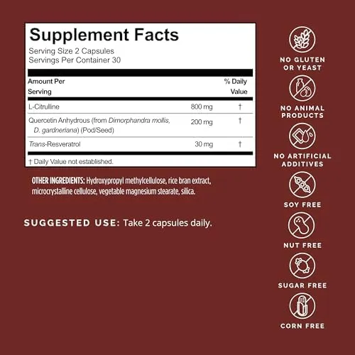 BrainMD Advanced Blood Flow Nitric Oxide Support for The Brain & Body