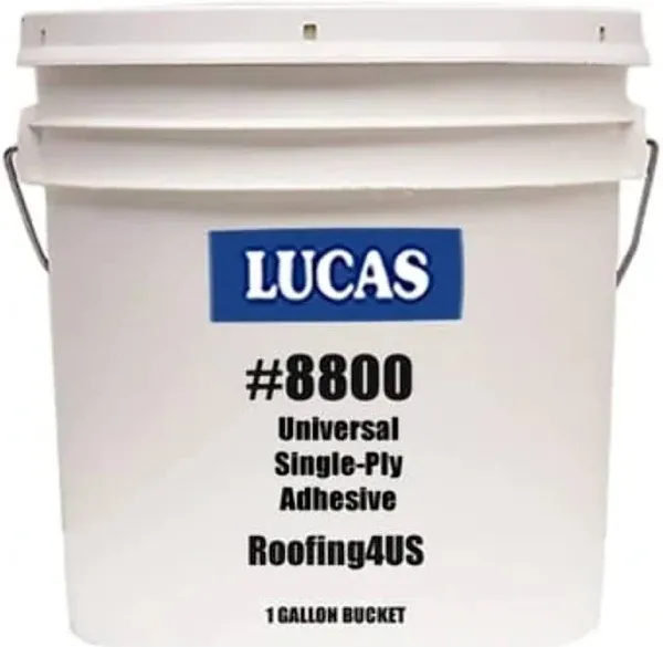 Lucas Universal Bonding Single-Ply Adhesive #8800 - Water Based 5 Gallon Bucket