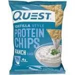 Quest Protein Chips, Ranch Flavor, Tortilla Style - 1.1 oz