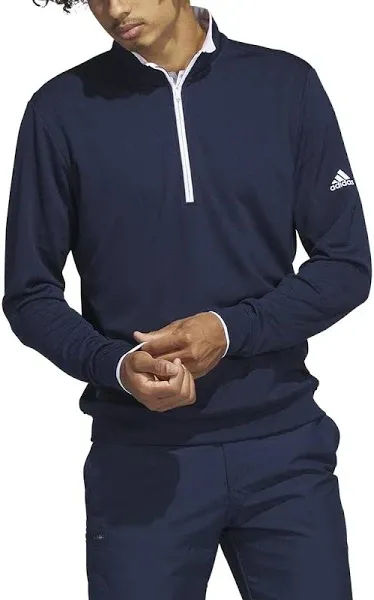 Adidas Men's Quarter Zip Golf Pullover