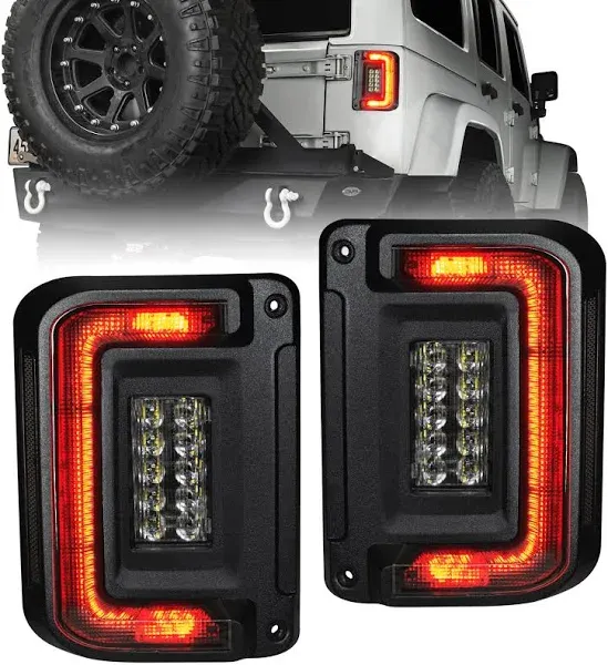 Oracle Lighting Jeep Wrangler JK Flush Mount LED Tail Lights 5891-504