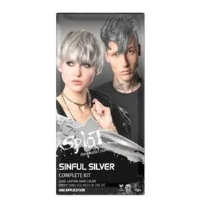 Splat Sinful Silver Hair Color Kit