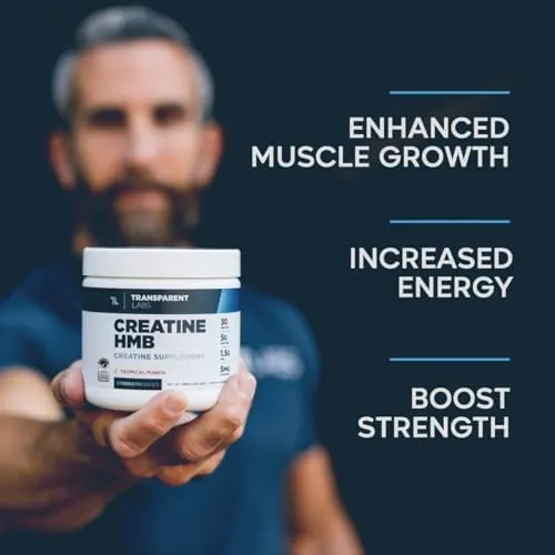 Transparent Labs Creatine HMB - Creatine Monohydrate Powder FREE DELIVERY