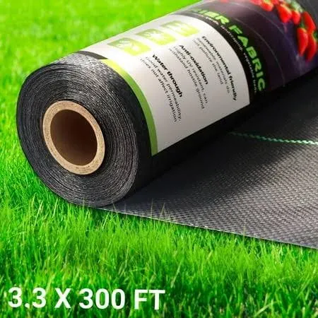 Gotgelif 6ft x 300ft Weed Barrier Landscape Fabric