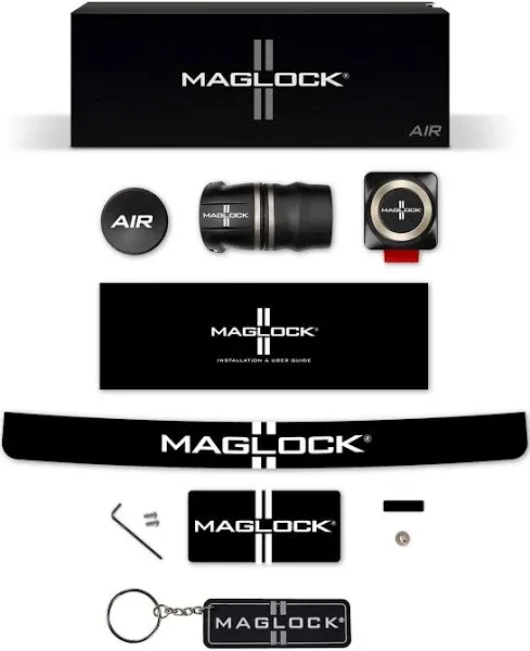 Maglock Magnetic Forced Air Helmet Coupling System Safe Quick Connect and Detach (w/ Keychain)