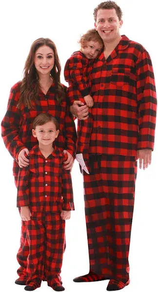 Boy's #followme Family Pajamas Flannel Kids Pajama Set