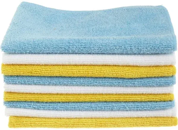 Bulk Pack of 144 Microfiber Cleaning Cloths for Gentle and Efficient Cleaning