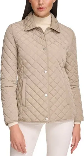 Calvin Klein Womens Short Quilted Jacket