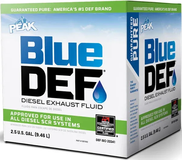 Peak Exhaust Fluid, Diesel - 2.5 gl (9.46 l)