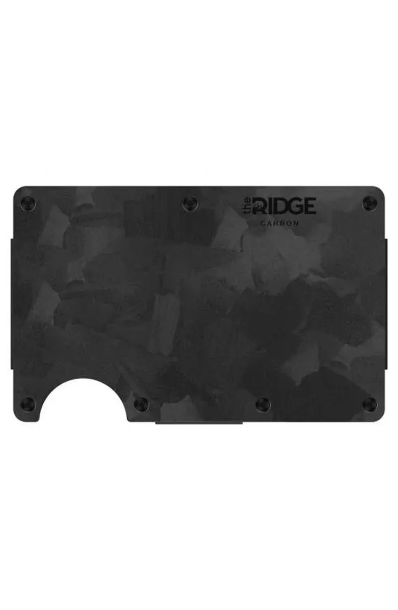 The Ridge Carbon Fiber Money Clip Wallet - Forged