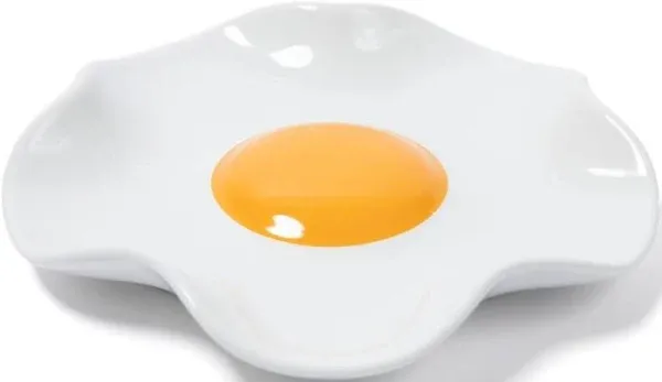 Bee! Fried Egg Ceramic Spoon Rest