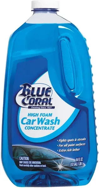 Blue Coral 64 Oz. Liquid High Foam Concentrate Car Wash