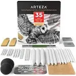 Drawing Kit for Adults, Set of 35 Sketching Tools and Detailing Accessories, ...