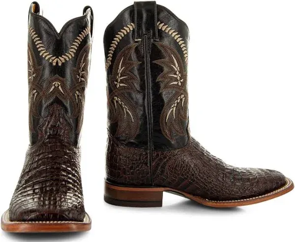 Caiman Belly Print Men's Cowboy Boots H4001