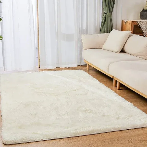 Lfhht Soft Fluffy Shag Area Rugs For Bedroom Fuzzy Shaggy Rugs For Living Room Nursery Room