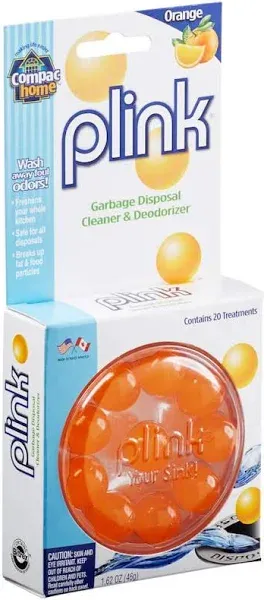 Compac Home Plink Garbage Disposal Cleaner Freshness Your Kitchen Lemon 20 Count