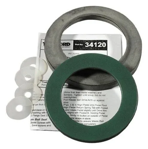 Thetford 34120 Waste Ball Seal for Style II &amp; Style Plus Toilets