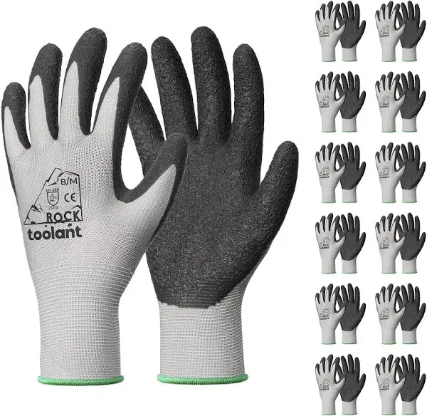 toolant Crinkle Latex Work Gloves