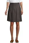 Lands' End Women's School Uniform Box Pleat Skirt Top of Knee