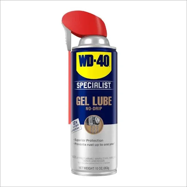 WD-40 Specialist Spray and Stay Gel Lubricant