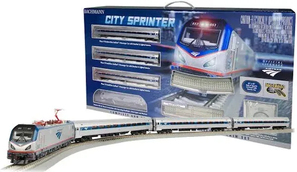 Bachmann 00772 HO Scale Amtrak City Sprinter Train Set