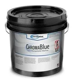 Chromaline ChromaBlue Photopolymer Emulsion for Screen Printing (Gallon)