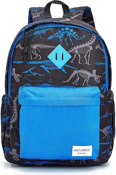 Preschool Backpack Little Kid Toddler Kindergarten School Backpacks for Boys and Girls with Chest Strap (Dinosaur Blue)