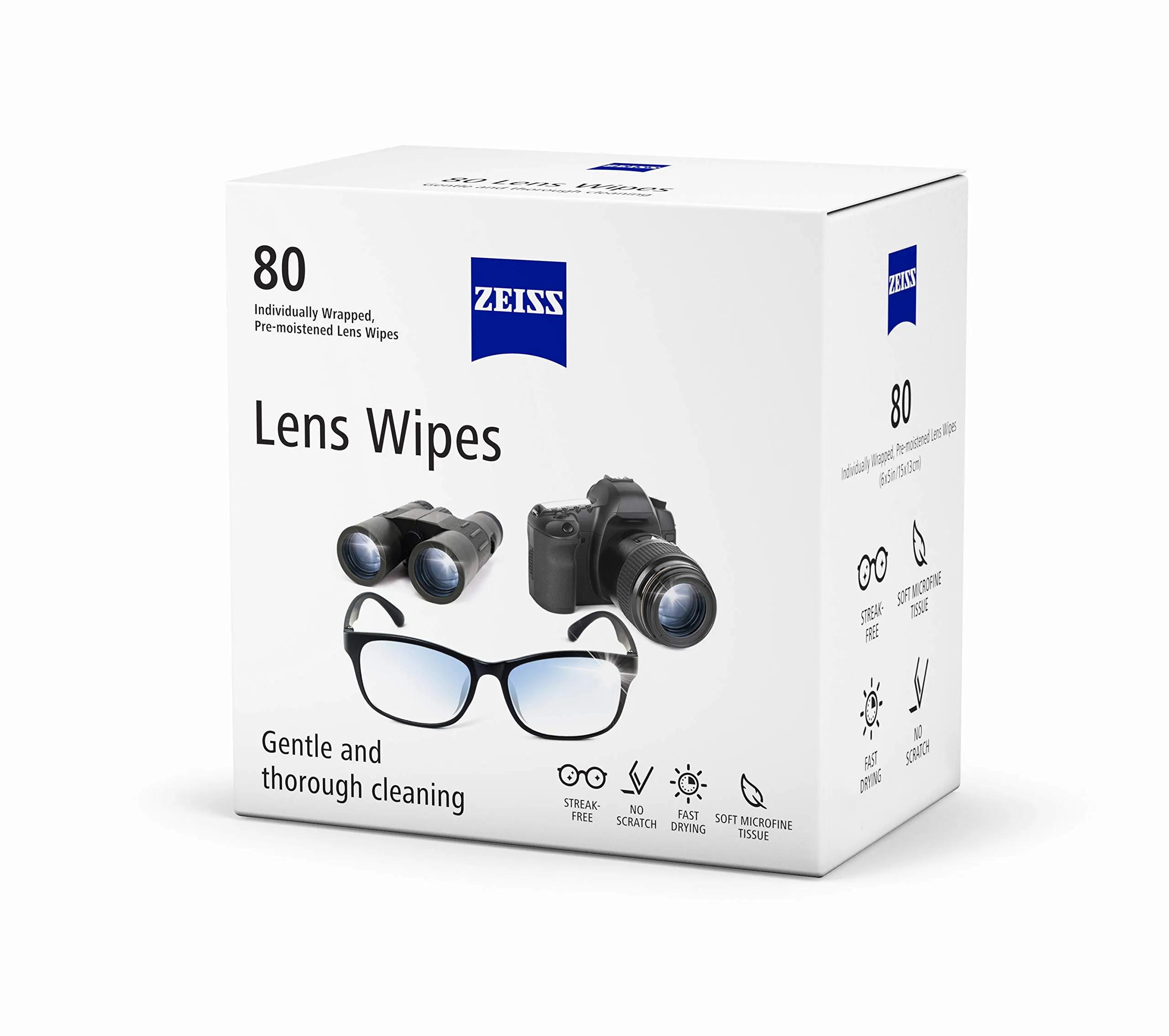 Pre-Moistened Lens Wipes Cleaning Zeiss