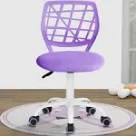 Kids Desk Chair, Armless Small Adjsutable Swivel Task Chair