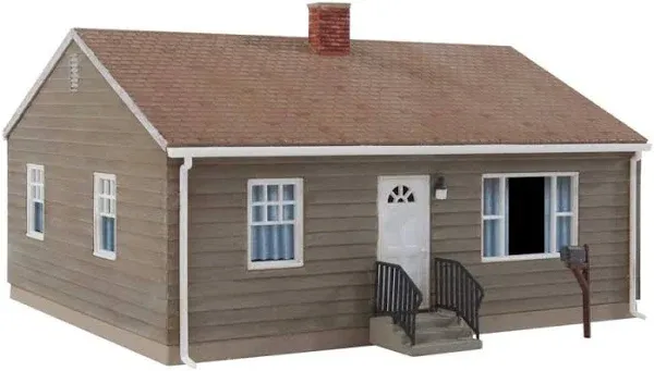 Postwar Prefab House HO Scale Model Kit