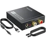 192KHz Digital to Analog Audio Converter DAC Digital SPDIF Optical to Analog ...