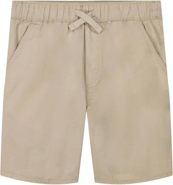 Calvin Klein Boys' Loose Modern Pull-on Twill Short, Drawstring Closure