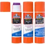 Elmer's Washable Disappearing Purple School Glue Stick 3/Pkg