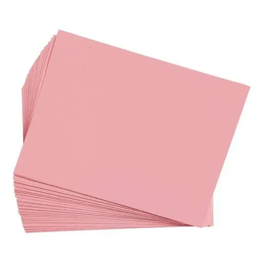 Heavyweight Pink Construction Paper 9 x 12 Sheets by Colorations