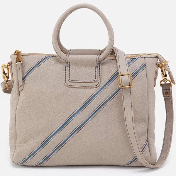 Hobo Sheila Medium Satchel, White Stripe