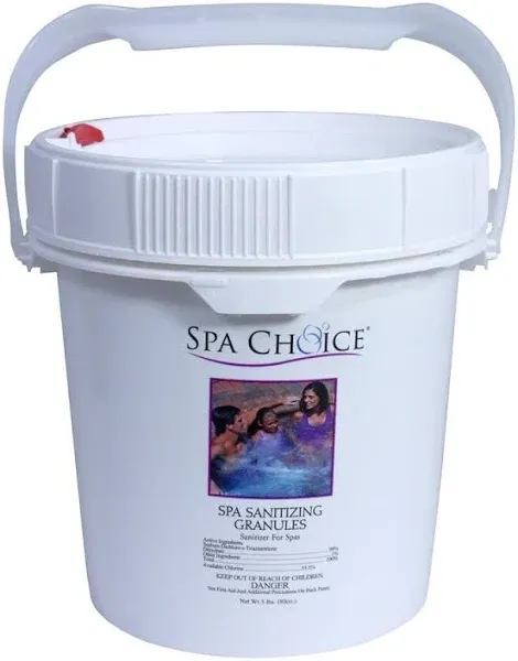 Spa Choice 472-3-5081-02 Chlorine Granules for Spas and Hot Tubs 5-Pound 2-Pack