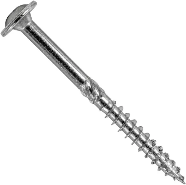 #15 x 6&#034; Construction Lag Screw Stainless Steel T-30 Torx/Star Drive Heavy Du...