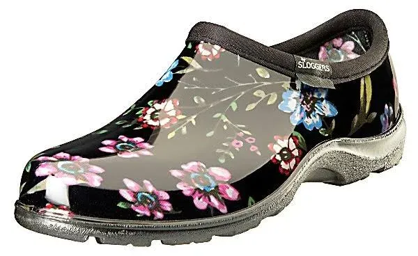 Sloggers Women's Ditsy Spring Print Waterproof Slip-On Garden Shoes