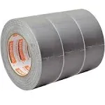 Tape King Professional Grade Duct Tape, 3-Pack, Silver Color Multi Pack, 11mil x